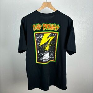 NOS Bad Brains Capitol Punk Band Y2K Reggae Vintage Style T Shirt Size 2XL NEW